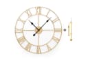 Yorbay Wanduhr XL 40cm Gold Retro mit Römischen Ziffern Bild 2