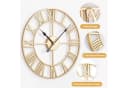 Yorbay Wanduhr XL 40cm Gold Retro mit Römischen Ziffern Bild 5
