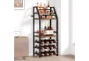 Weinregal aus PB-Platten und Metallrohren im Rustic Stil Bild 1