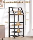 Weinregal aus PB-Platten und Metallrohren im Rustic Stil Bild 4