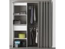 PREISBRECHER Kleiderschrank Clara Weiß mit Vorhang Bild 2