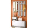 PREISBRECHER Garderoben-Set Selene 3-tlg. Grau/Weiss Bild 2