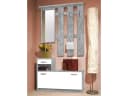 PREISBRECHER Garderoben-Set Selene 3-tlg. Grau/Weiss Bild 4