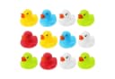 Wellgro Badespielzeug 12er Set Badeenten Bunt Gummi Bild 2
