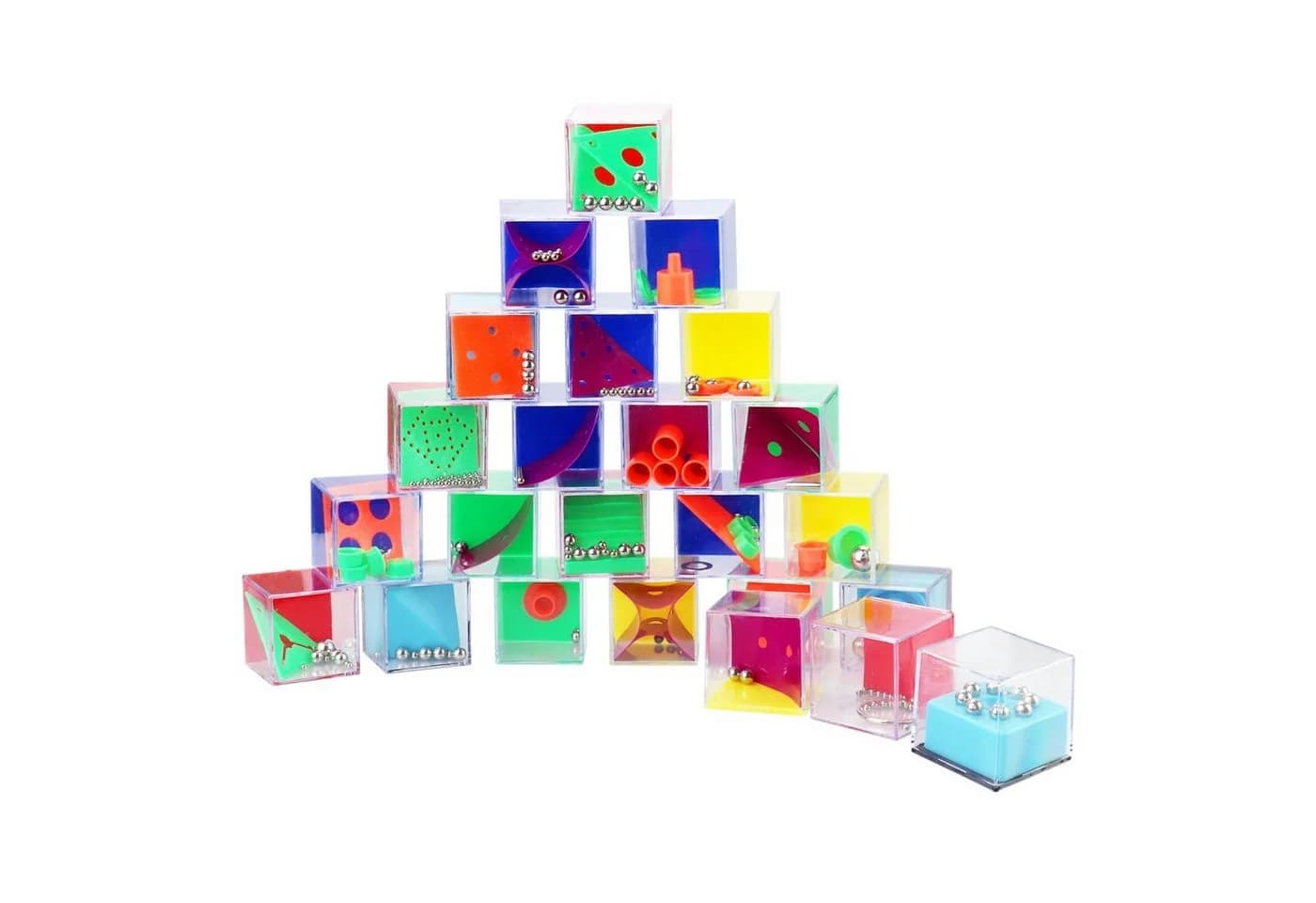 Wellgro Spielesammlung 24er Set Geduldsspiele Bunt - Bild 2