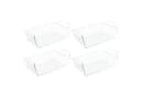 Wellgro Regaleinsatz 4er Set Schrankkörbe Weiß Metall Bild 2