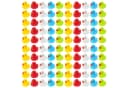 Wellgro Badeenten 100er Set Bunt Gummienten Badespielzeug Bild 2