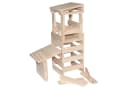 Wellgro Natur Holzbausteine Spielbausteine 350 St Kieferholz Bild 4