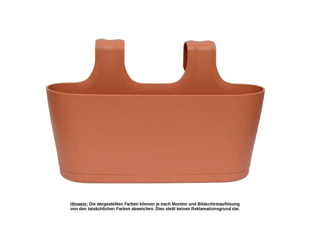 Engelland Blumenkasten zum Hängen 2er Set Braun UV-Beständig