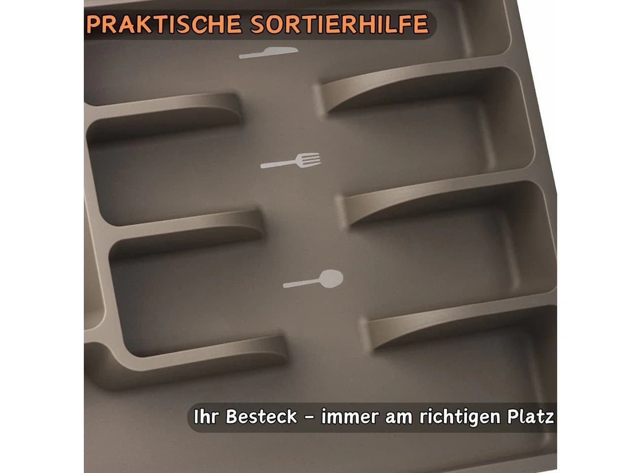 Engelland Besteckkasten Schubladeneinsatz BPA-frei Kunststoff - Bild 4