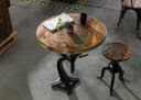 Massivmoebel24 Beistelltisch INDUSTRIAL Altholz Bunt Bild 1