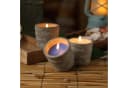 MARELIDA Duftkerze Citronella Betontopf maritim grau-blau Bild 4