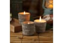 MARELIDA Duftkerze Citronella Betontopf maritim grau-blau Bild 5