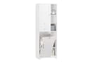 SoBuy Badkommode BZR104 Badezimmerschrank Badschrank Hoch Badregal Wäscheschrank Bild 2