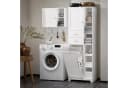 SoBuy Badkommode BZR104 Badezimmerschrank Badschrank Hoch Badregal Wäscheschrank Bild 3
