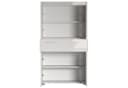 trendteam Hochschrank Amanda Weiß Hochglanz Badschrank Bild 3