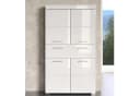 trendteam Hochschrank Amanda Weiß Hochglanz Badschrank Bild 4