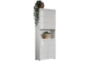 trendteam Hochschrank Badschrank Weiß Hochglanz 4 Türen Bild 3