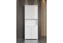 trendteam Hochschrank Badschrank Weiß Hochglanz 4 Türen Bild 5