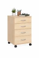 bv-vertrieb Rollcontainer Ahorn Schubcontainer Büroschrank #1940 Bild 1
