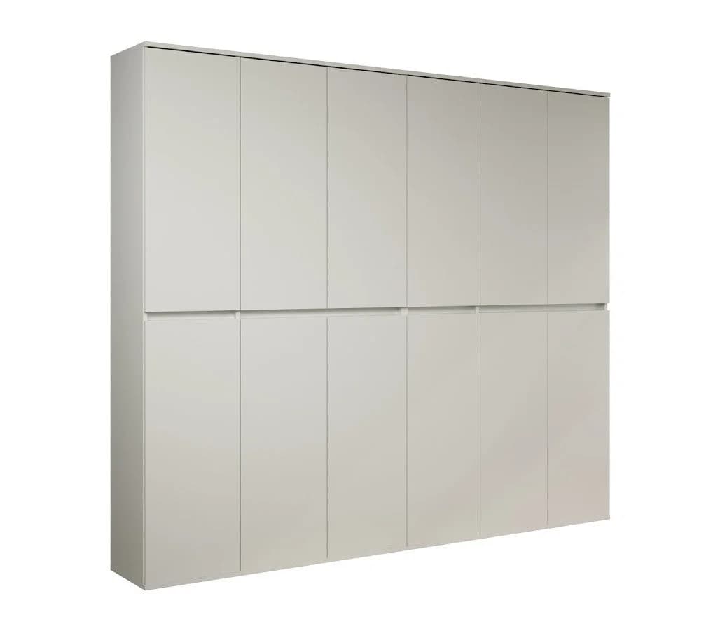 trendteam Stauraumschrank Weiß 12 Türen Melamin - Bild 2