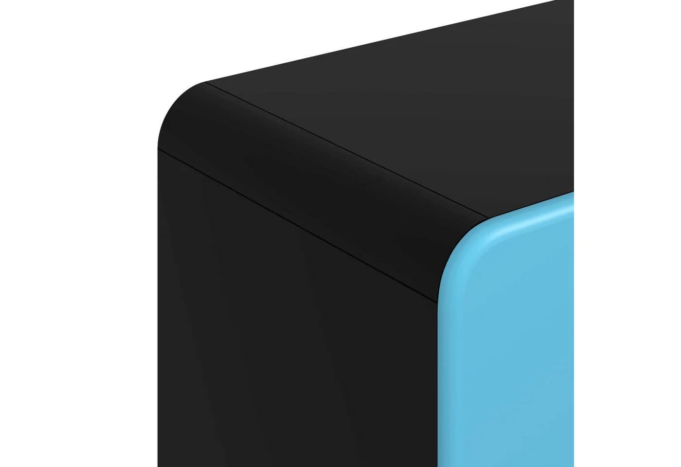 trendteam Lowboard LevelUp Gaming TV-Schrank Softclose Blau Schwarz Rot - Bild 4