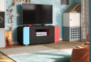 trendteam Lowboard LevelUp Gaming TV-Schrank Softclose Blau Schwarz Rot Bild 5