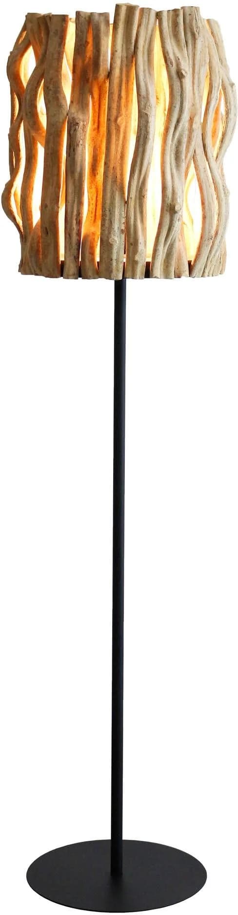 SALESFEVER Stehlampe "Walt" Treibholz Fackeloptik