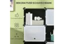 HOMCOM Kommode DIY Regalsystem mit 12 Würfeln Schwarz/Weiß Bild 4
