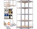 monzana Schwerlastregal Eckregal 180x70x40cm 875 kg 5 MDF-Platten Regal Lagerregal Bild 2