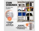 monzana Schwerlastregal Eckregal 180x70x40cm 875 kg 5 MDF-Platten Regal Lagerregal Bild 5