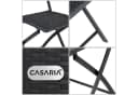 Casaria Klappstuhl Rom 4er Set Polyrattan 120kg Belastbarkeit Platzsparend Klappbar Leicht Bild 3