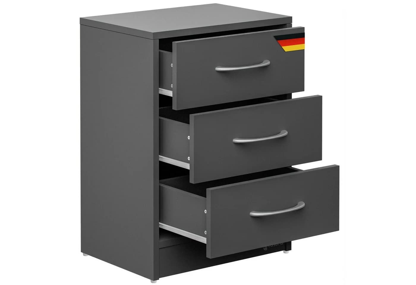 Casaria Nachttisch Eloise mit 3 Schubladen & Kabeldurchführung - Bild 2
