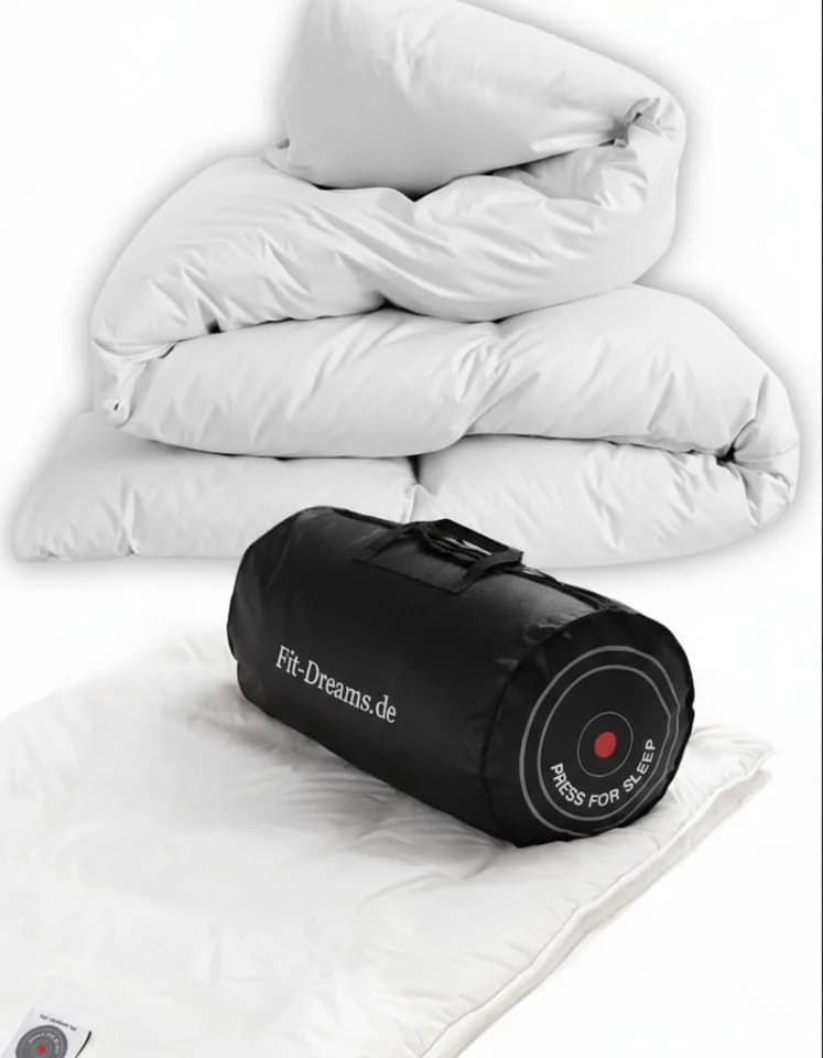 FIT DREAMS Premium Ganzjahresdecke Weiß Klimaregulierend Vegan - Bild 2