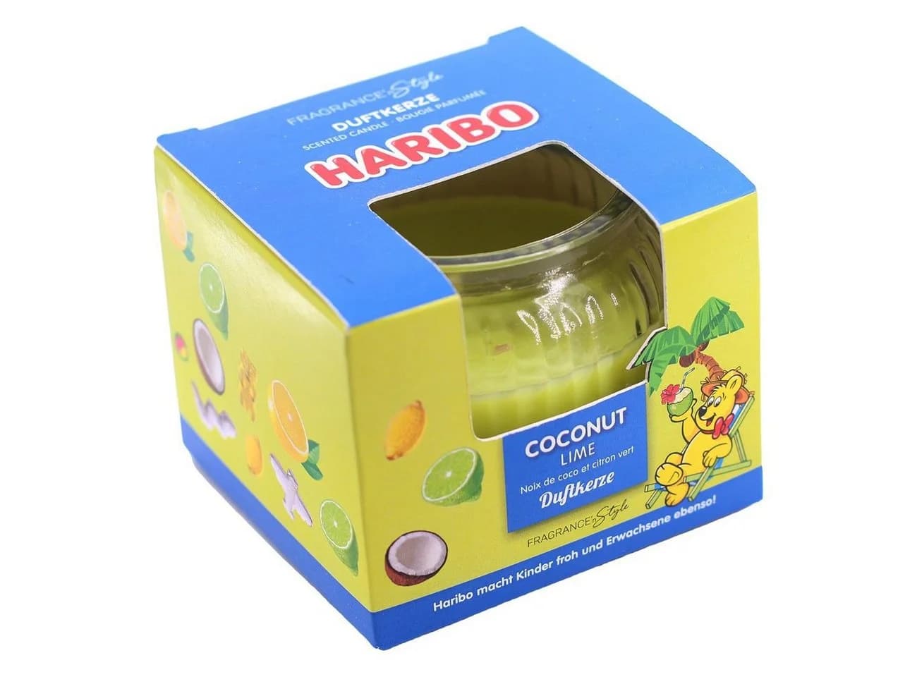 HARIBO Duftkerze Gummibären 85g Glas Geschenkkarton
