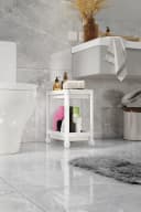Luxury Bites Spülenunterschrank Weiß Flexibles Untertischregal mit Rollen Bild 4