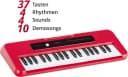 McGrey Kinderkeyboard KK-2501 Rot mit 37 Tasten & Mikrofon Bild 4