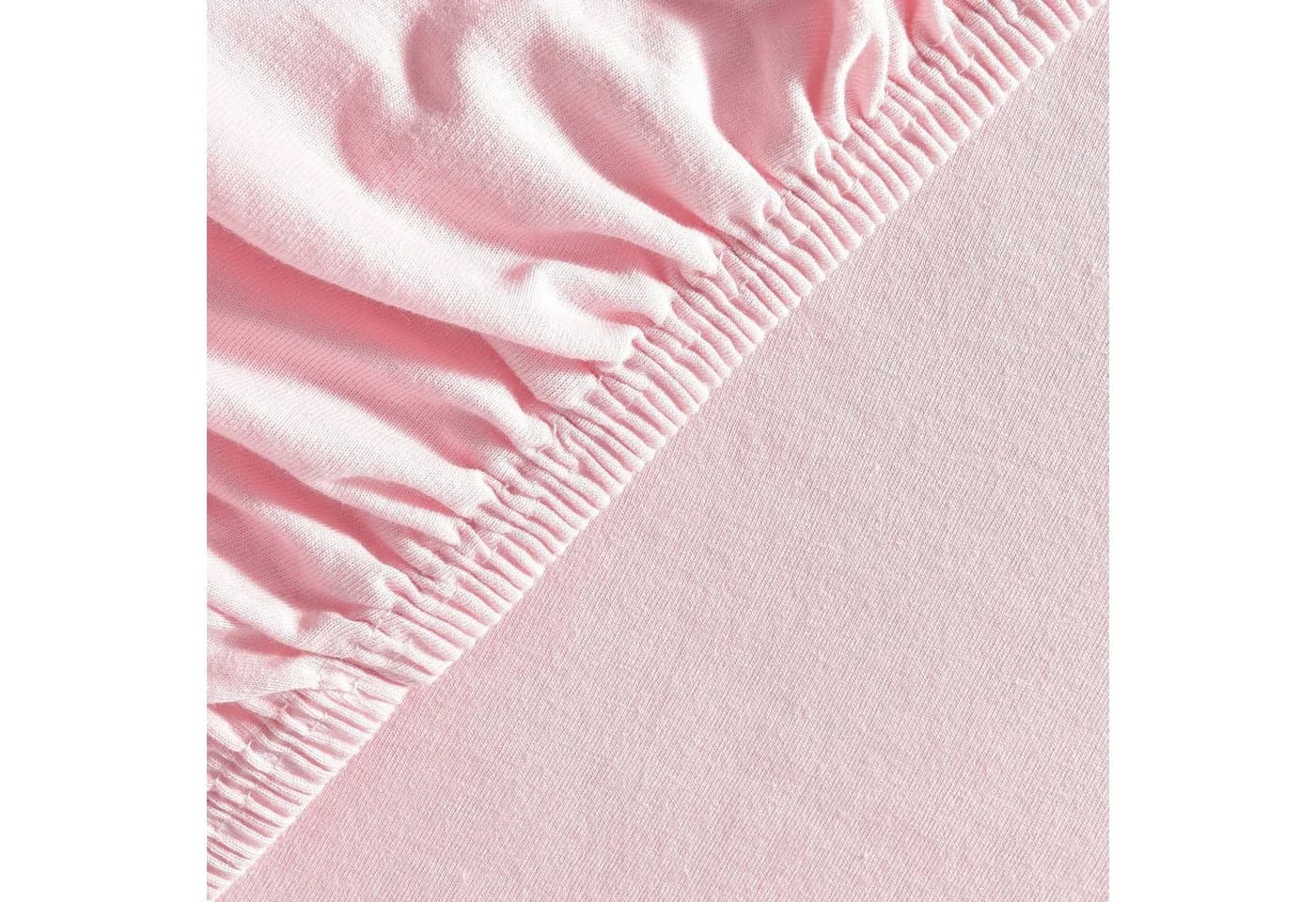 leevitex® Spannbettlaken Kinder Rosa 100% Baumwolle Jersey 70x140 cm - Bild 1