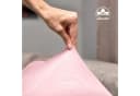 leevitex® Spannbettlaken Kinder Rosa 100% Baumwolle Jersey 70x140 cm Bild 4
