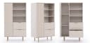 Marmex Möbel Wohnzimmer-Set NUBIA SET 09 Beige/Goldbeige 3-teilig Bild 3