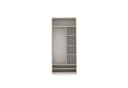 Marmex Garderobenschrank TRES 02 offen mit Kleiderstange Bild 2