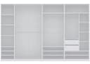 Marmex Möbel Schrank-Set TRES SET B/B Weiß Offener Garderobenschrank 5-tlg. Bild 2