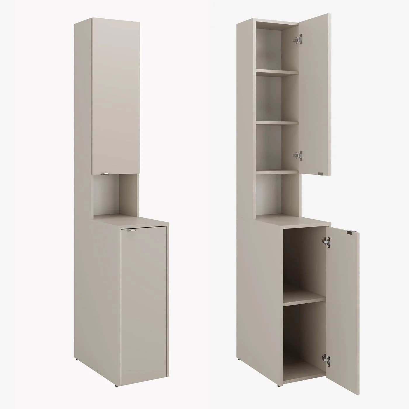 Platan Room Badschrank LORA - Waschmaschinenschrank 210x65x50 cm - Bild 2