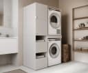 Platan Room Hochschrank Badschrank Beatrice 187x45x65cm Bild 1