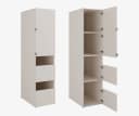 Platan Room Hochschrank Badschrank Beatrice 187x45x65cm Bild 2