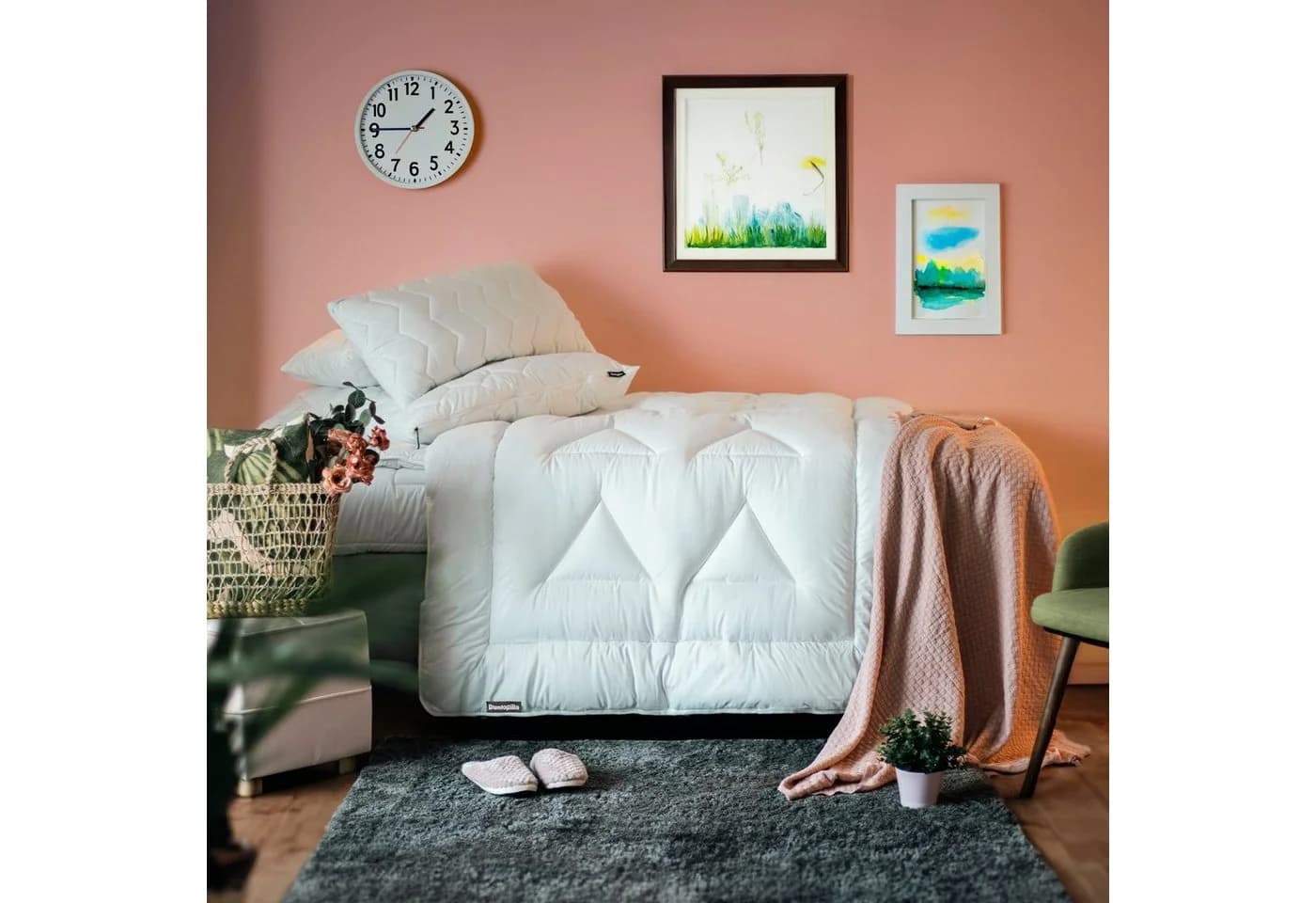 Dunlopillo Life Baumwollbettdecke Ganzjahresdecke Weiß - Bild 1