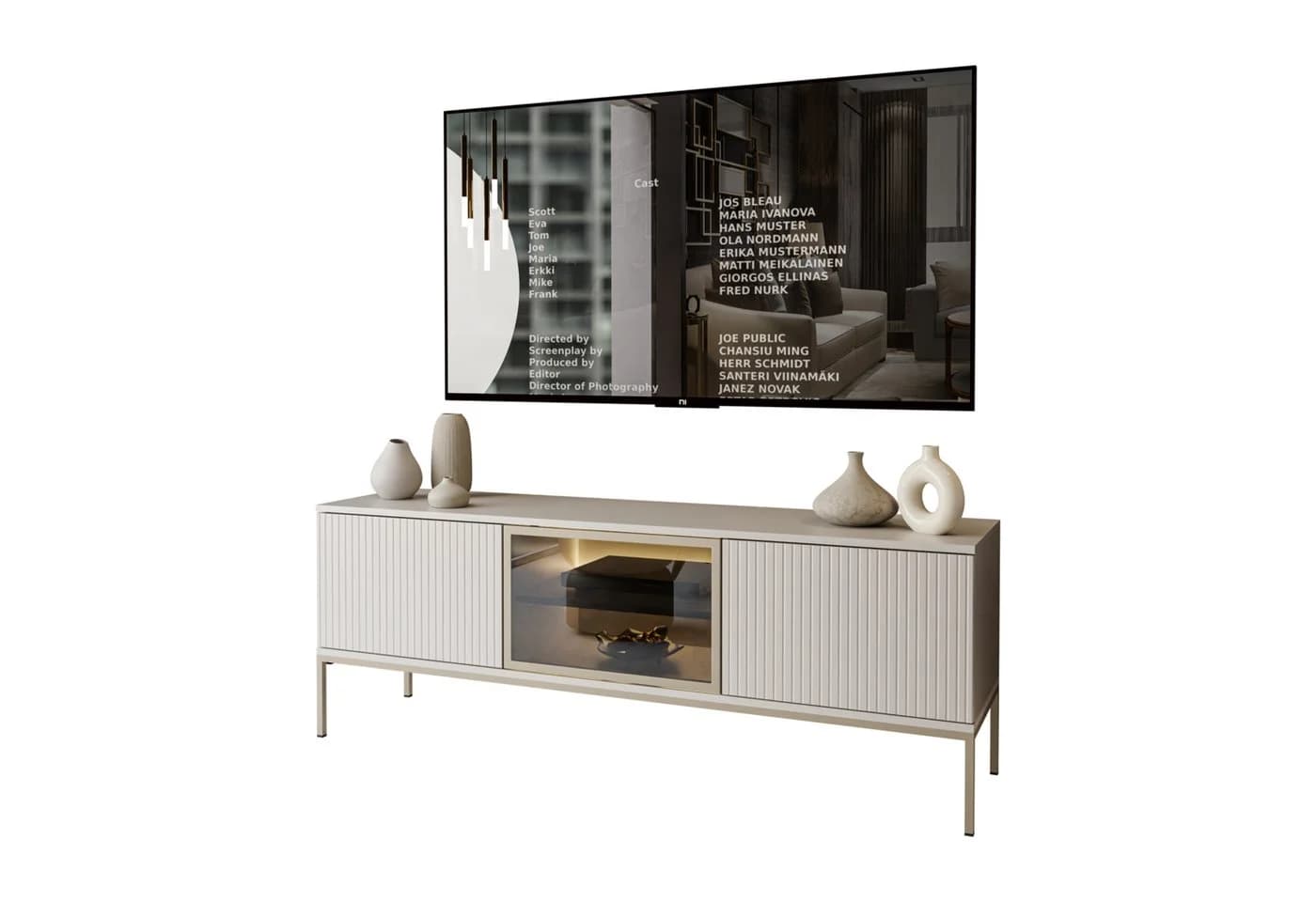 Lookway TV-Schrank ECLIPSE 154 Kaschmir mit LED-Beleuchtung - Bild 2