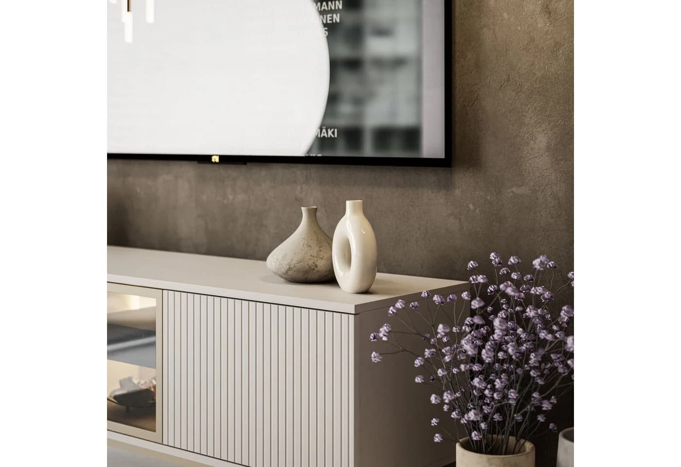 Lookway TV-Schrank ECLIPSE 154 Kaschmir mit LED-Beleuchtung - Bild 5