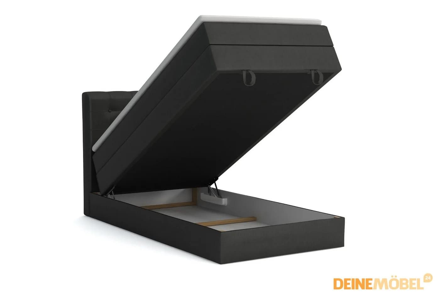Deine Möbel 24 Boxspringbett JUNG 1 mit Bettkasten & Topper - Bild 5