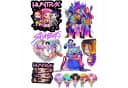 Festivalartikel Kindertattoo K-POP Demon Hunters HUNTRIX abwaschbar, 1-tlg. Bild 3